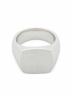 Tom Wood Sterling Silver Cushion Satin Ring