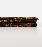 The House of Lyria Firmament floral linen and cotton throw