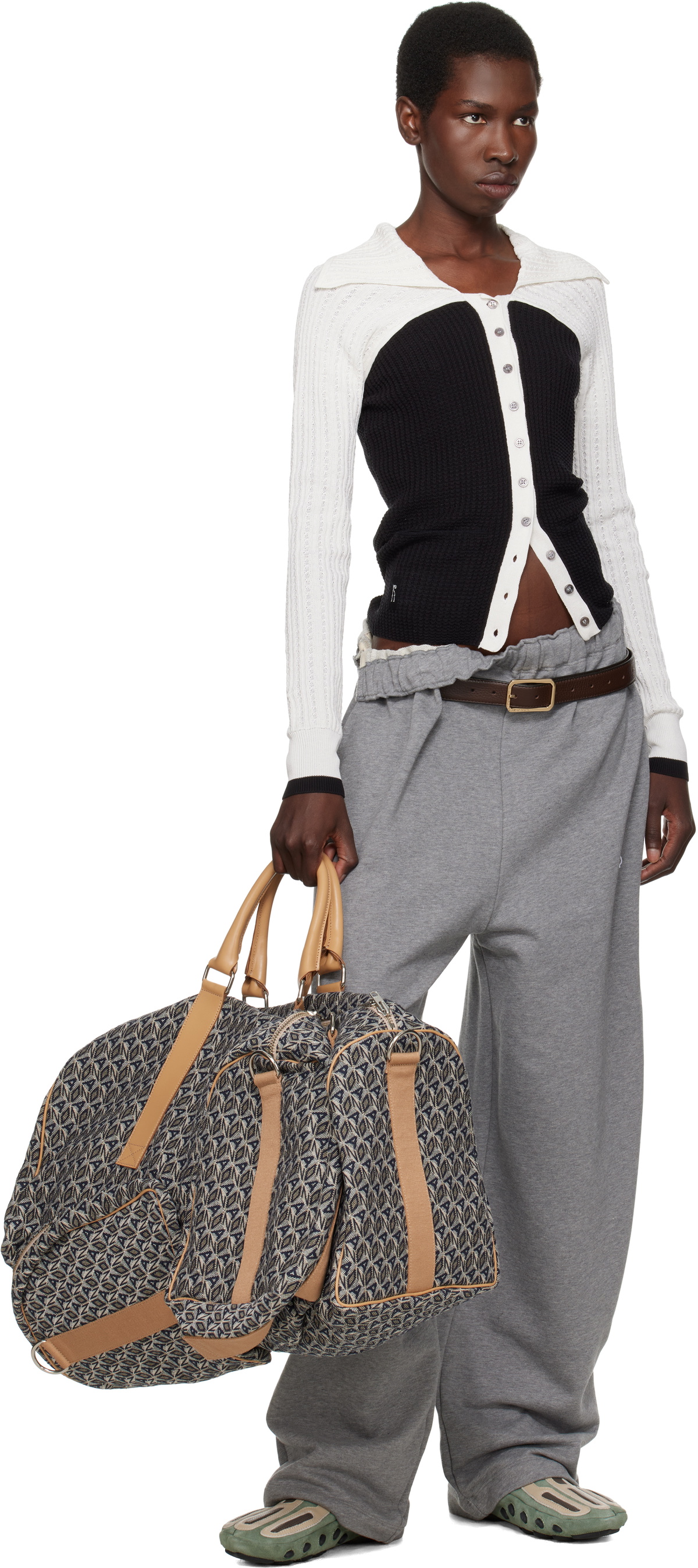 Magliano Navy & Beige Livello Monogam Gym Bag