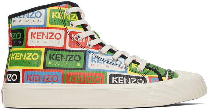 Photo: Kenzo Multicolor Logo Sneakers