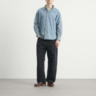 thisisneverthat Men's Washed Denim Shirt in Washed Blue
