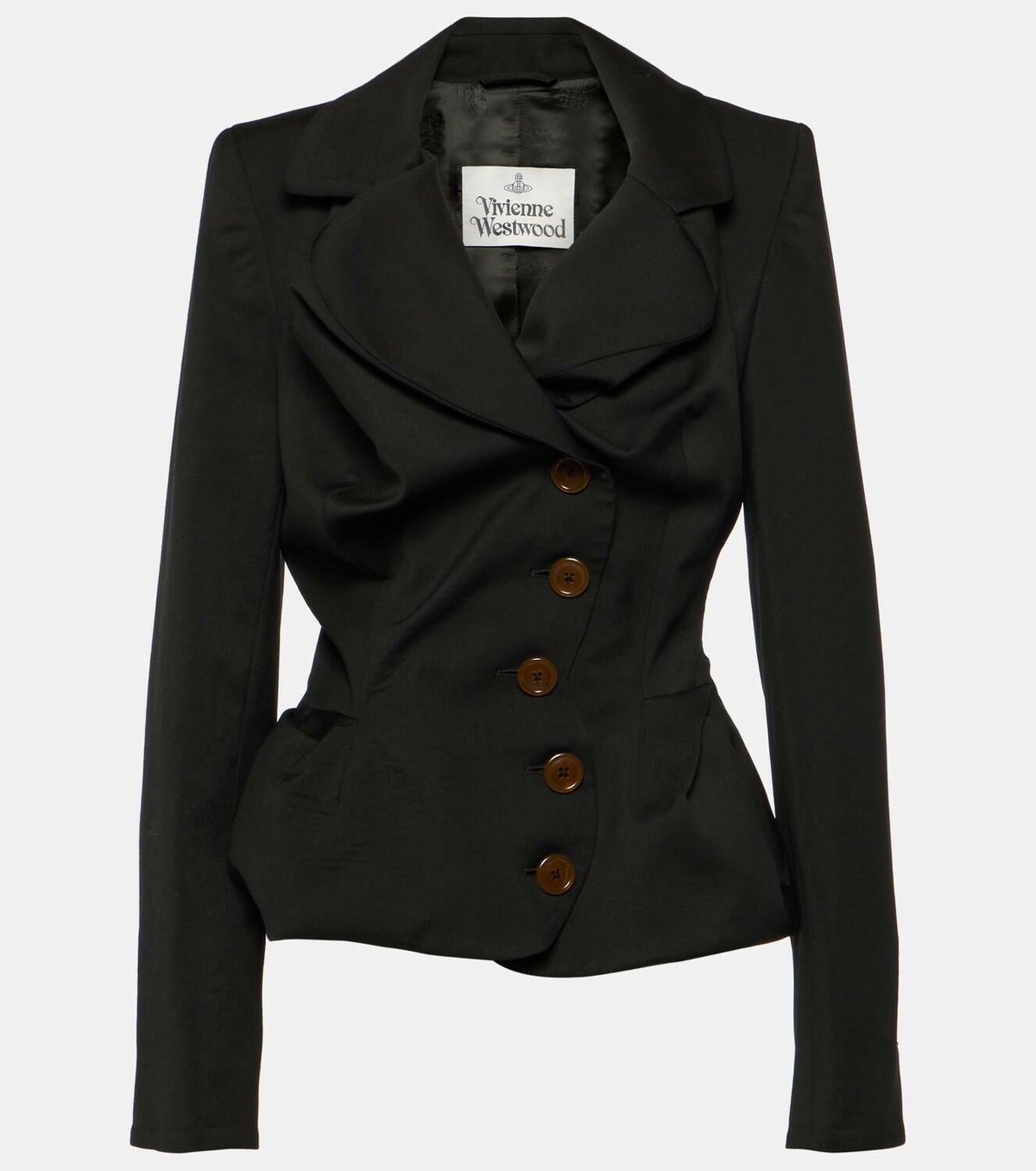 Vivienne Westwood Drunken Tailored virgin wool blazer Vivienne