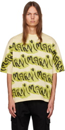 Marni Yellow Printed T-Shirt