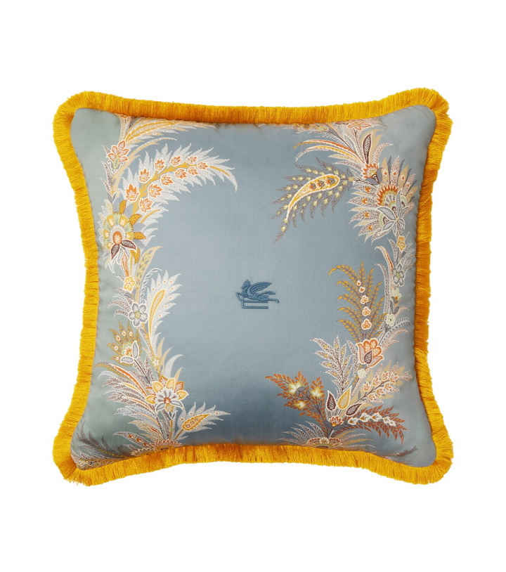 Photo: Etro Pegaso floral cotton cushion
