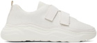 Phileo White Faux Suede Strong Sneakers