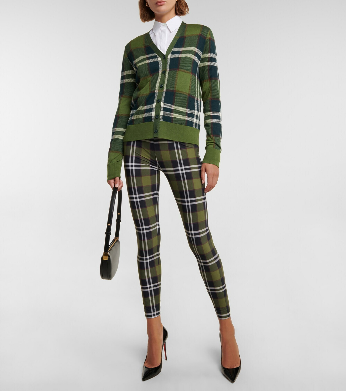Vintage 90s Burberry Button Up Cardigan Size S