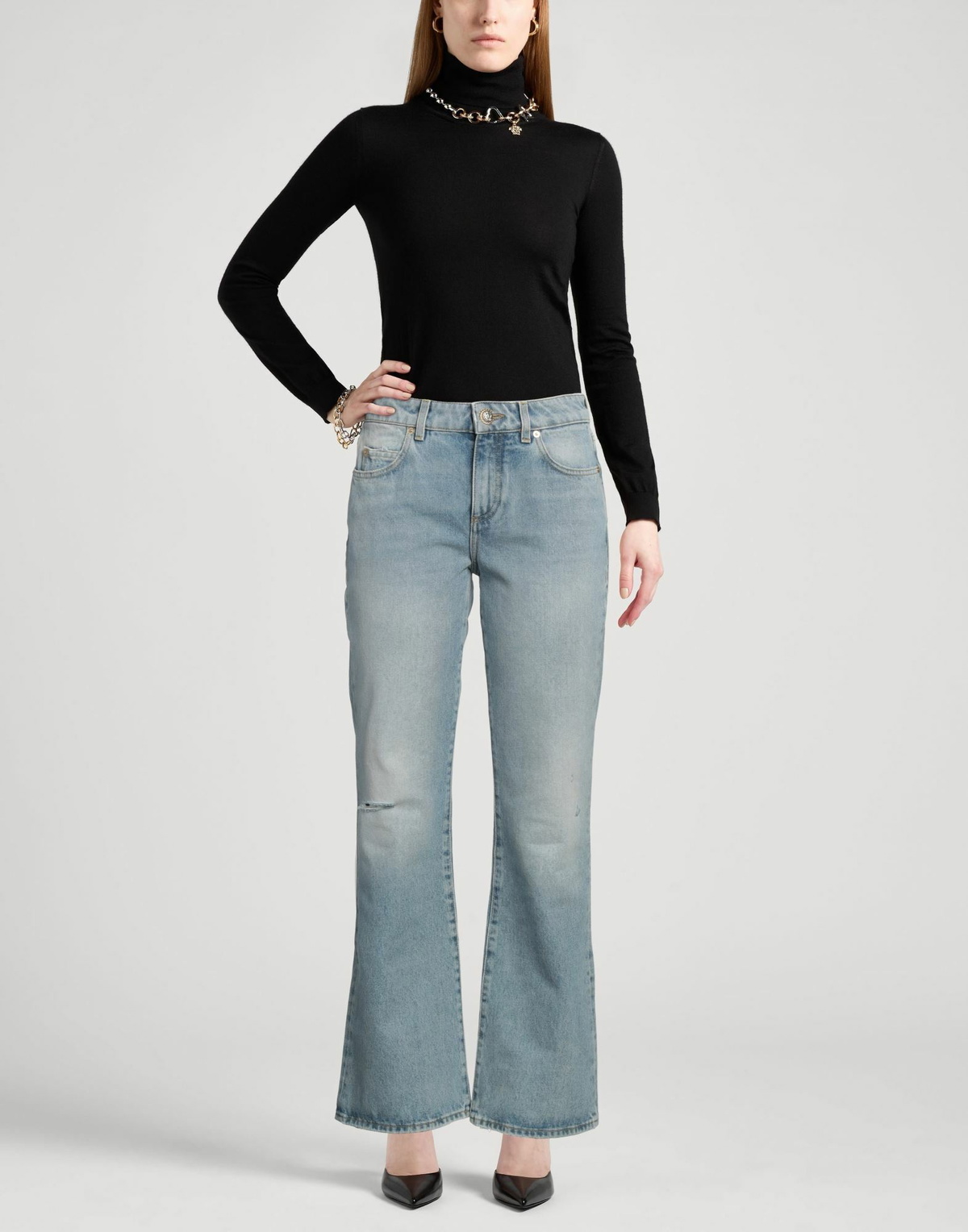 Balmain Womens Jeans in Blue
