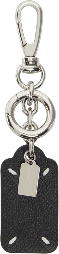 Photo: Maison Margiela Black Double Tag Keychain