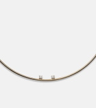 Yvonne Léon 9kt gold choker with diamonds
