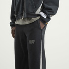Gallery Dept Men's . Twisted Leg Flare Sweatpant in Washed Black/Heather Grey