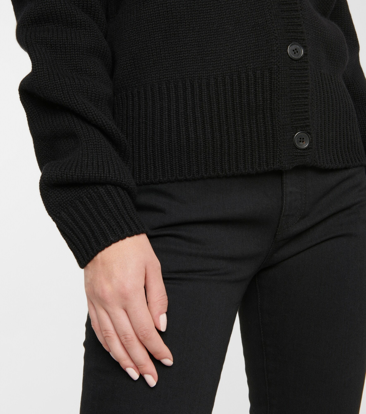 Saint Laurent - Sequined cashmere cardigan