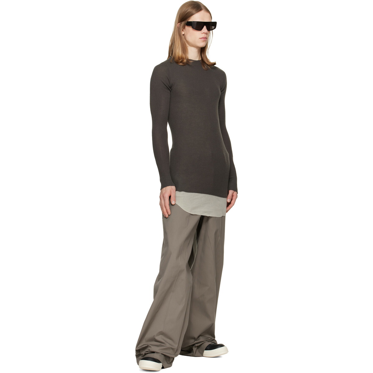 Rick Owens Gray Tower Work Trousers