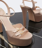 Valentino Garavani Crasher satin platform sandals