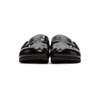 Rick Owens Black BIRKENSTOCK Edition Leather Boston Slip-On Loafers