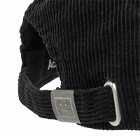 Acne Studios Men's Cunov Corduroy Face Cap in Black