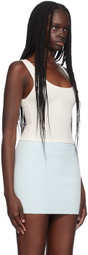 WARDROBE.NYC Off-White Crop Tank Top
