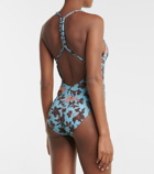 Ulla Johnson Madeira halterneck floral swimsuit