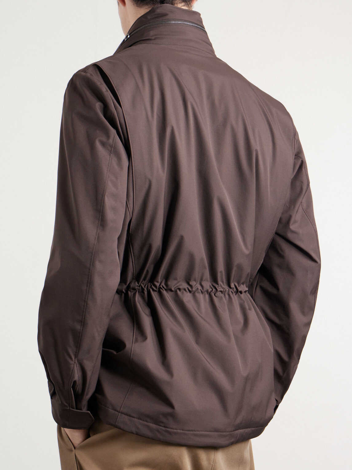 Loro Piana - Traveller Windmate Storm System® Shell Hooded Field Jacket - Brown