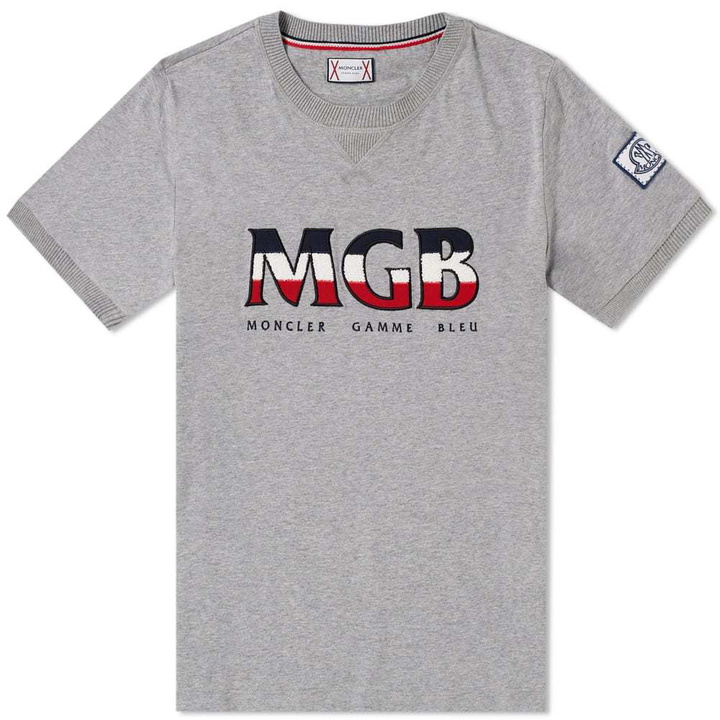 Photo: Moncler Gamme Bleu Logo Tee Grey