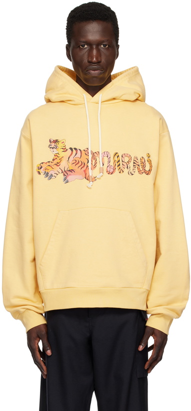 Photo: Marni Yellow Ferocious Curly Kitty Hoodie