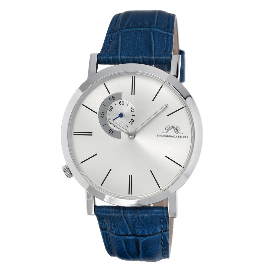 Porsamo Bleu Parker Quartz Silver Dial Mens Watch 831CPAL