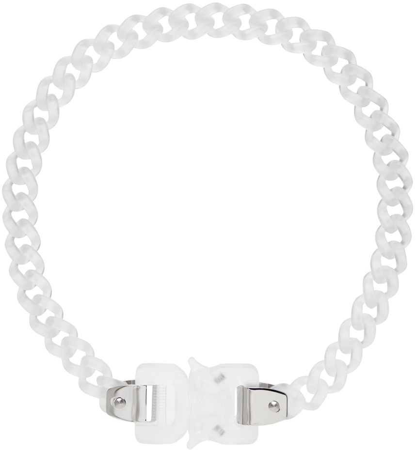 1017 ALYX 9SM Transparent Chain Link Buckle Necklace 1017 ALYX 9SM