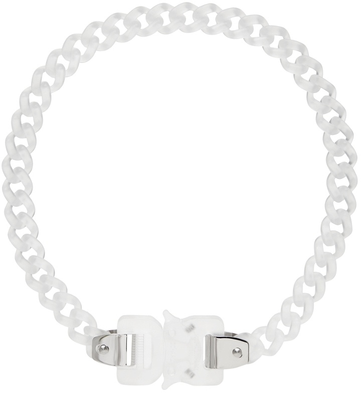 Photo: 1017 ALYX 9SM Transparent Chain Link Buckle Necklace