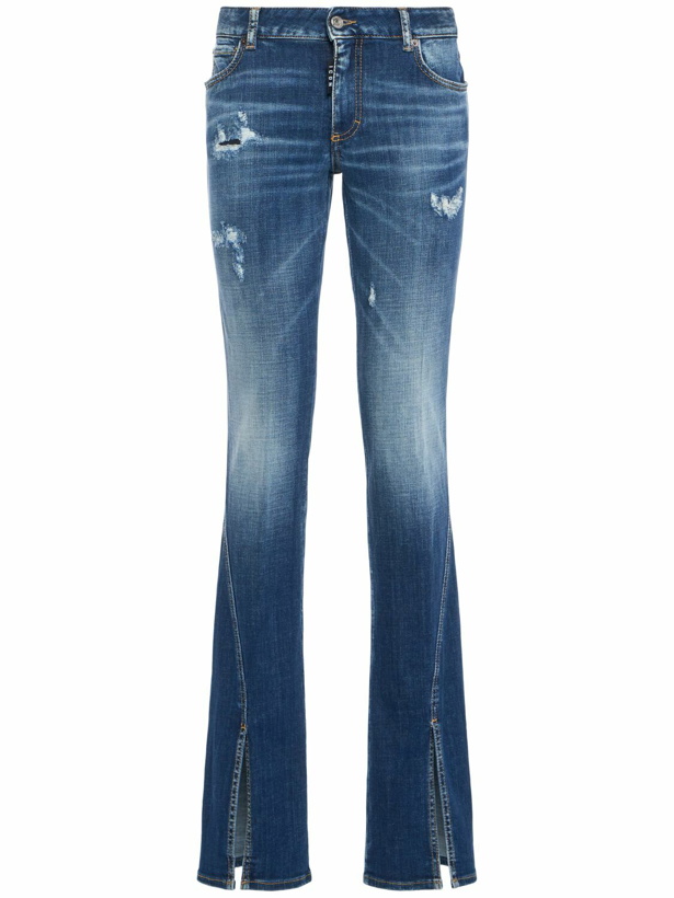 Photo: DSQUARED2 Icon Mid Rise Straight Jeans with slits
