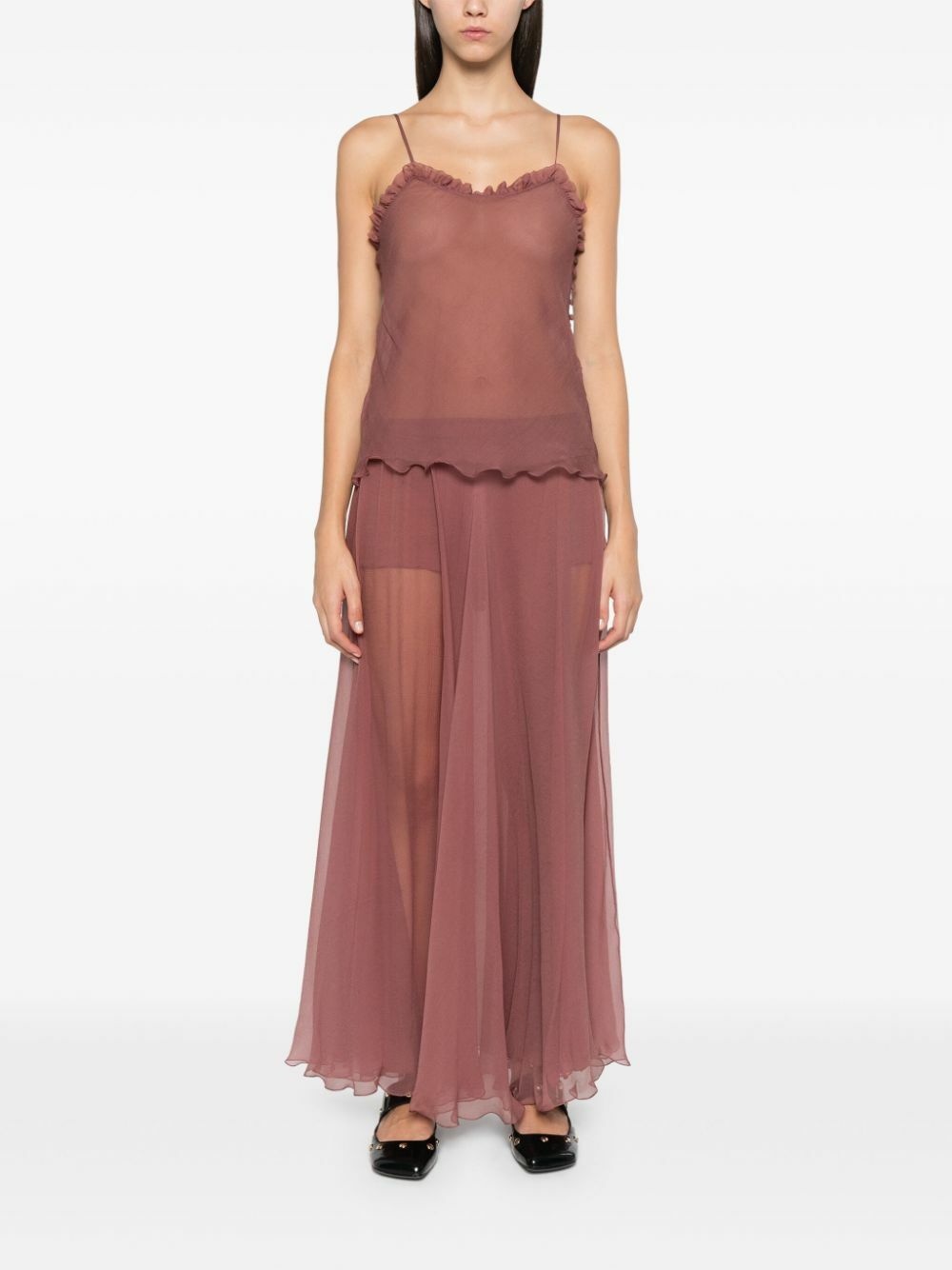 Chloé Flou Midi Skirt