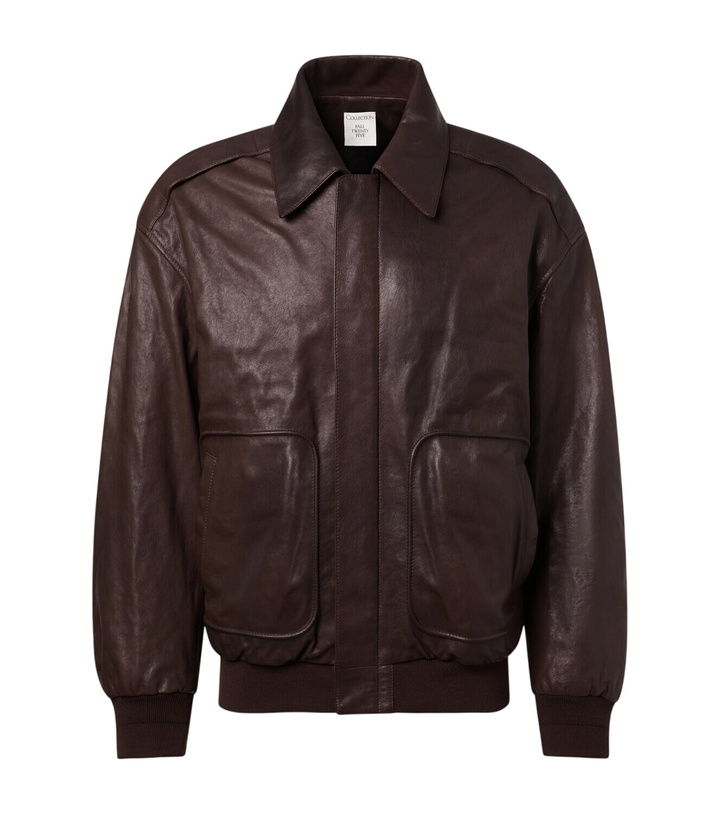 Photo: Calvin Klein Collection Johnson leather blouson