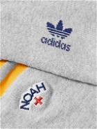 adidas Consortium - Noah Three-Pack Logo-Embroidered Cotton-Blend Socks - Multi