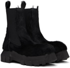 Rick Owens Black Porterville Beatle Bozo Tractor Chelsea Boots