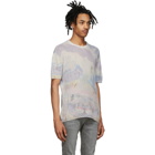 Amiri Multicolor Cashmere Tie-Dye Short Sleeve Sweater