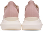 Rick Owens DRKSHDW Pink Abstract Denim Sneakers