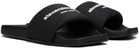 Alexander Wang Black AW Pool Slides