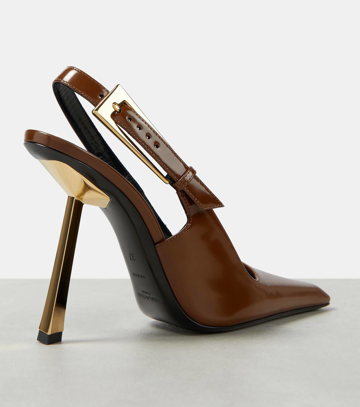 【関税＆送料込み】Saint Laurent Lee Patent Leather Slingba LEE slingback pumps in patent leather | Saint Laurent | YSL US
