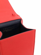 Tsatsas Red Malva Leather Tote Bag