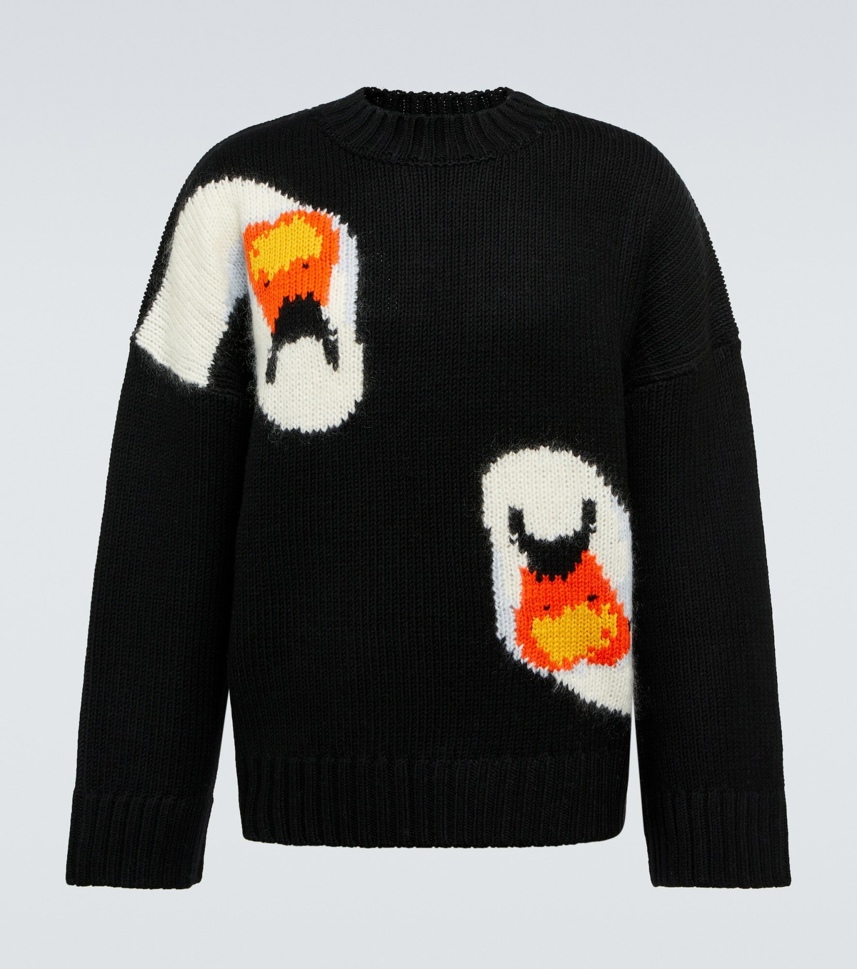 JW ANDERSON Intarsia-Knit Sweater for Men