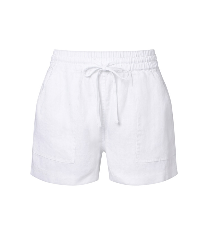 Photo: Velvet Sutton linen shorts