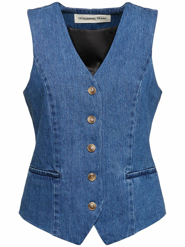 Photo: DESIGNERS REMIX Miles Cotton Denim Vest