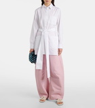 Loewe Belted cotton shirt
