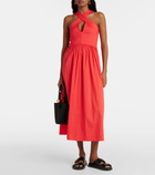 Max Mara Stelvio cotton-blend midi dress