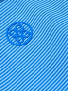 G/FORE - Feeder Striped Tech-Piqué Golf Polo Shirt - Blue