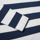 Save Khaki Long Sleeve Rugby Stripe Tee