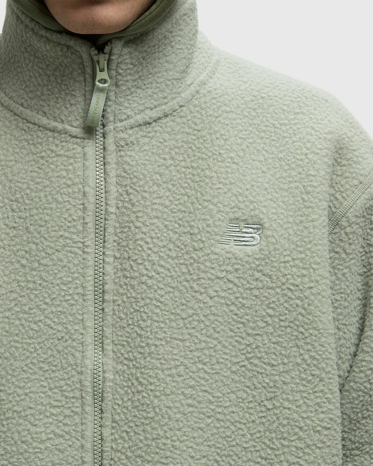 New Balance HP JACKET Green Mens Fleece Jacket