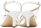 Elleme White Twist Strappy Sandals