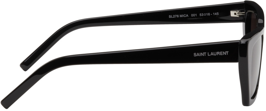 Saint Laurent Black SL 276 Square Cat-Eye Sunglasses Saint  display picture 1