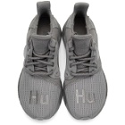 adidas Originals x Pharrell Williams Grey Solar Hu PRD Sneakers