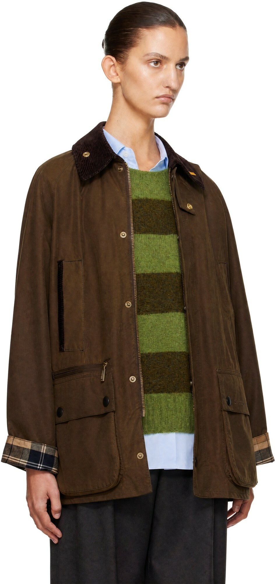 Barbour Brown Icons Bedale Waxed Jacket