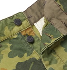 RRL - Camouflage-Print Cotton-Canvas Cargo Shorts - Green